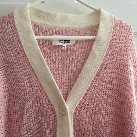 MM6 Maison Margiela Pink Cardigan in Women’s Size XS - Picture 3 of 12